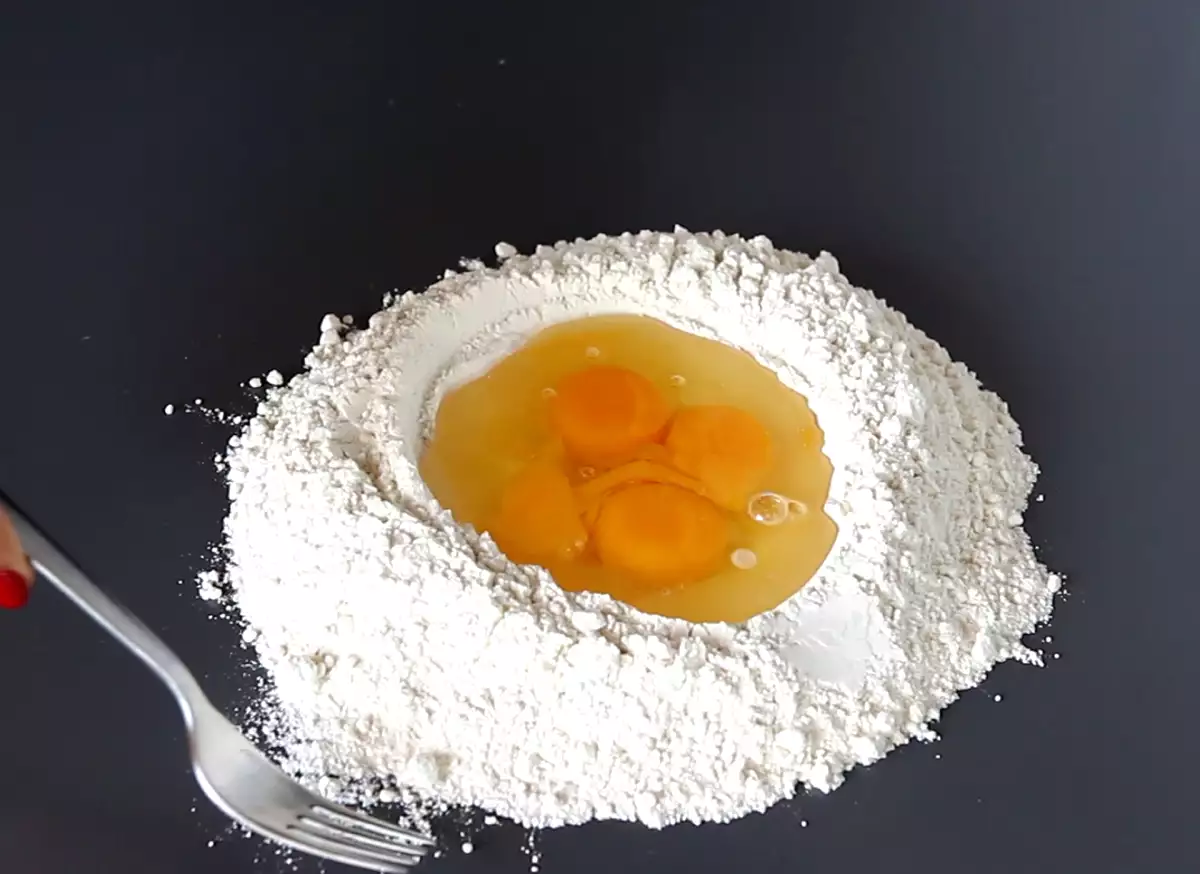 1. sekoita ainekset keskenään