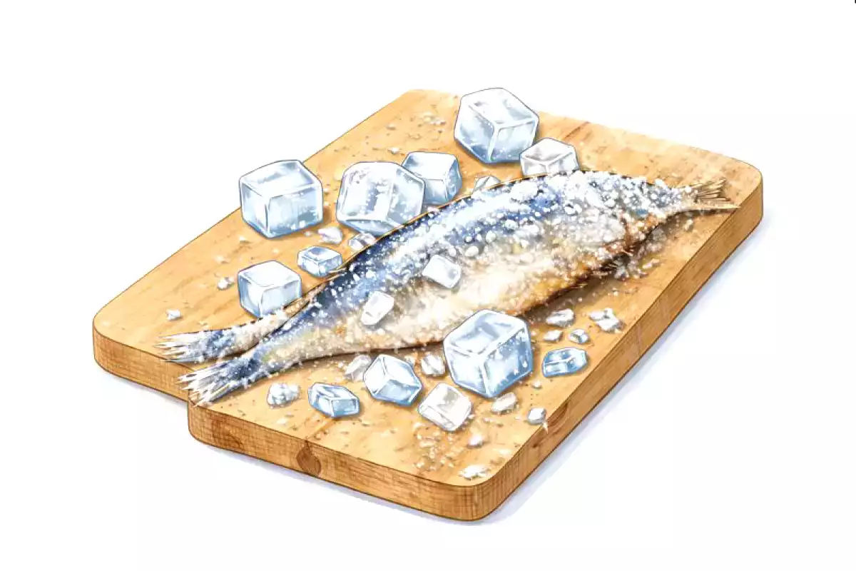 4. Osittain pakastetut sardiinit: enemmän kiinteyttä, vähemmän virheitä.