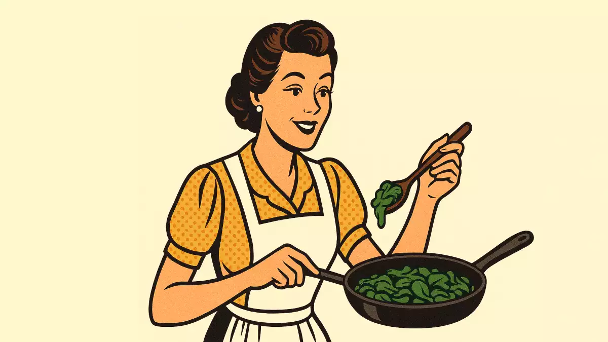 Syö runsaasti rautaa sisältävää pinaattia, niin sinusta tulee vahva kuin Kippari.