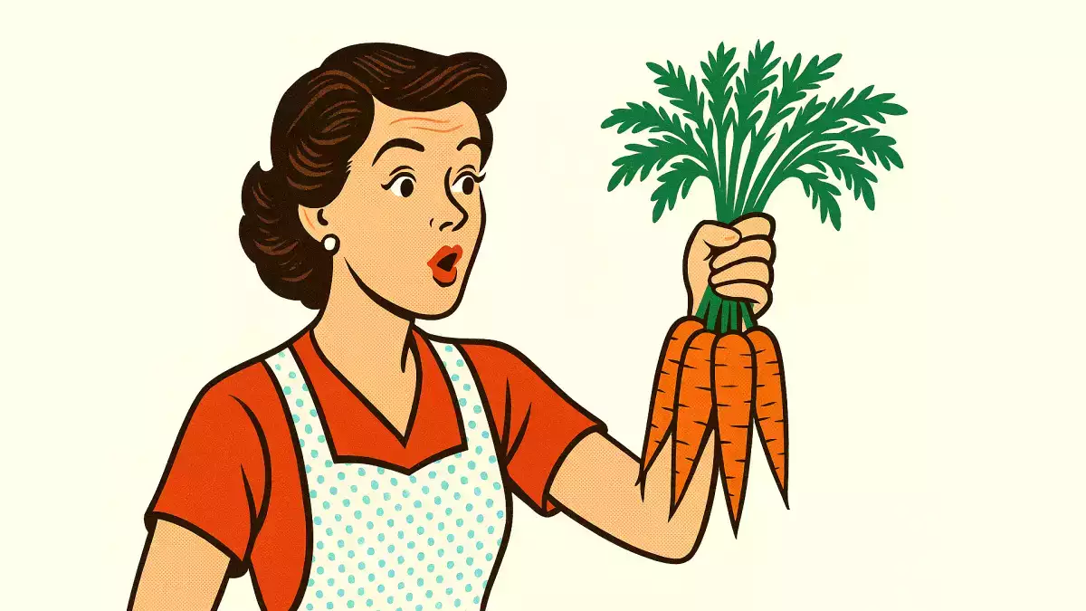 Jos syöt paljon porkkanoita, näet paremmin pimeässä.