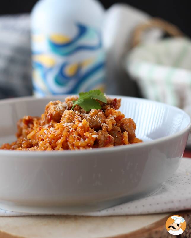 7. Risotto 'nduja ja makkara