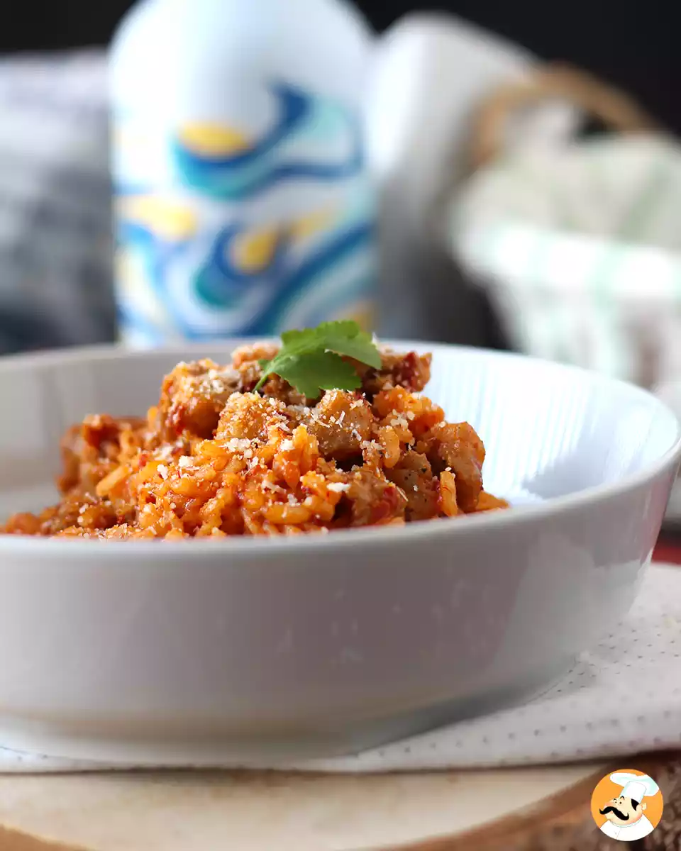 7. Risotto 'nduja ja makkara