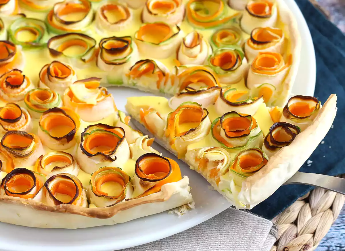 2. Rose quiche: vihannesten eleganssia, ilman stressiä keittiössä