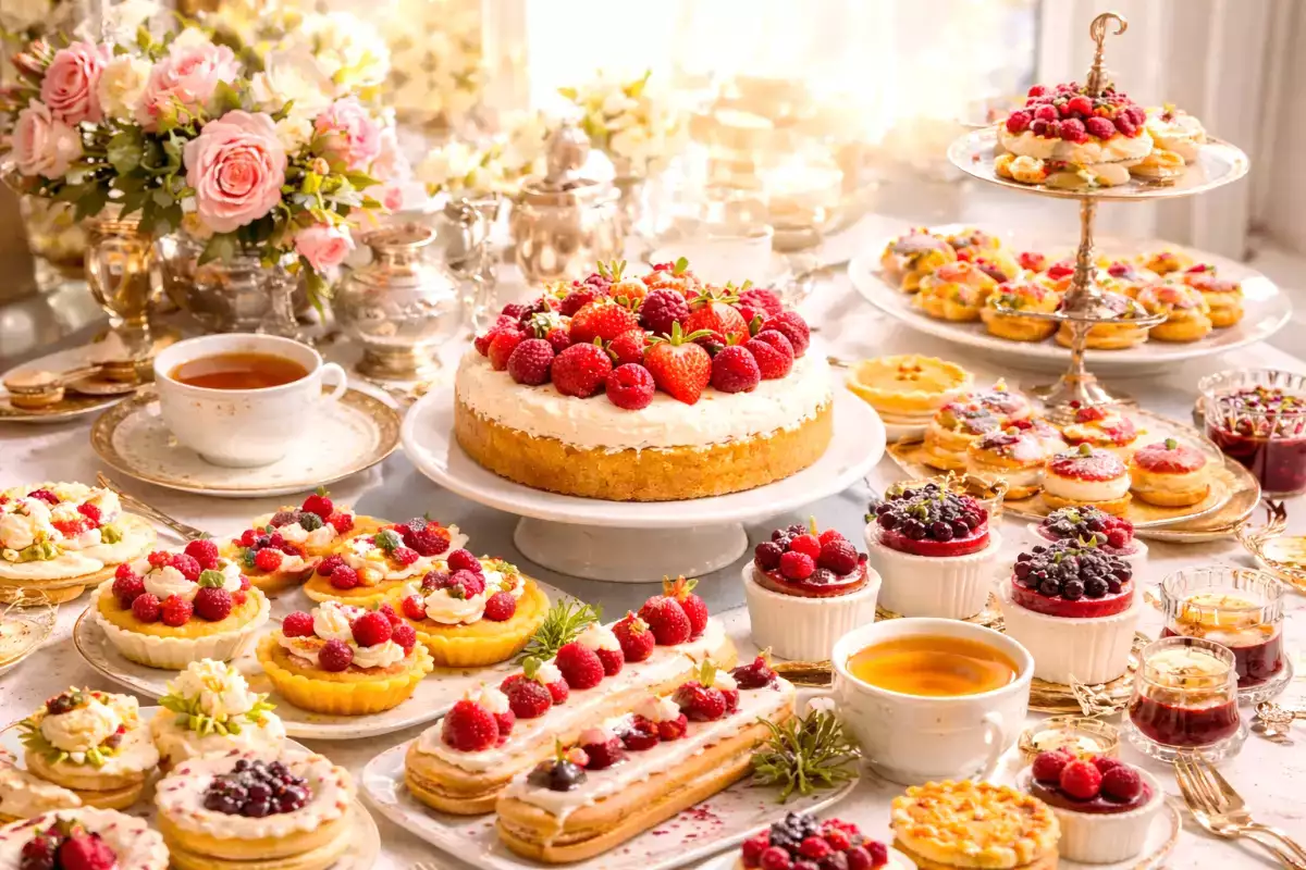 Bridgerton-tyylinen iltapäivätee? Nämä 20 jälkiruokaa ovat puhdasta syötävää ylellisyyttä.