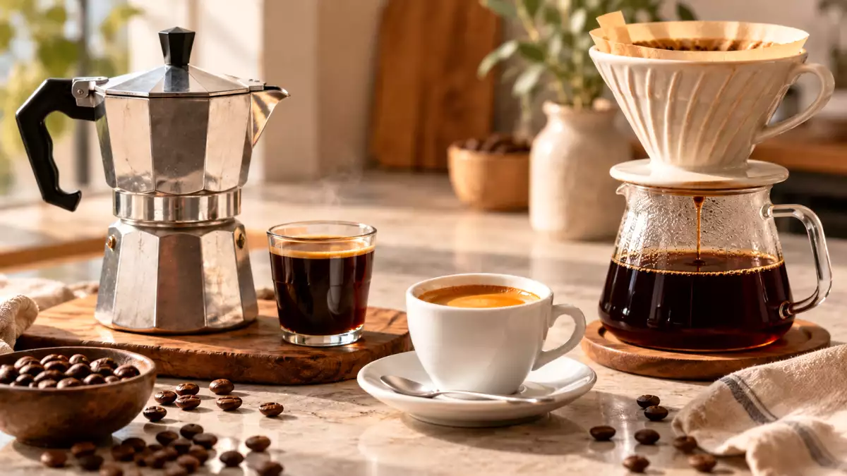 Mokkapannu, espresso vai suodatinkahvi: oikea kahvi riippuu päivästäsi