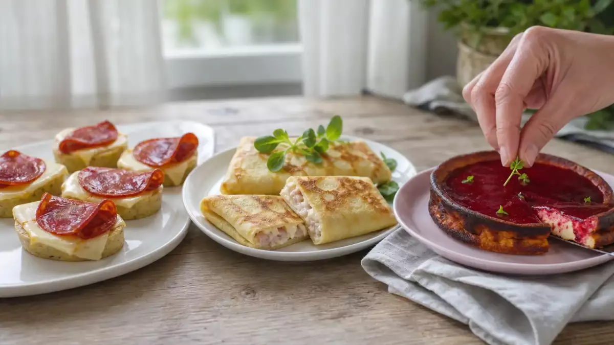 Päivän menu 27. lokakuuta: polentaa, täytettyjä ohukaisia ja sitruunaista skyr-vanukasta