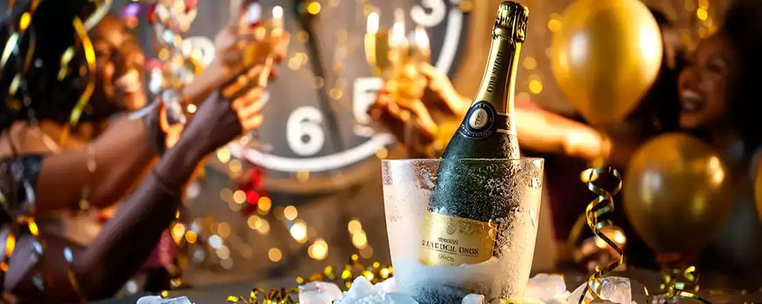 Kuohuviinin jäähdyttäminen 15 minuutissa tuntuu mahdottomalta, kunnes kokeilet tätä viime hetken temppua ja pelastat uudenvuodenaaton.