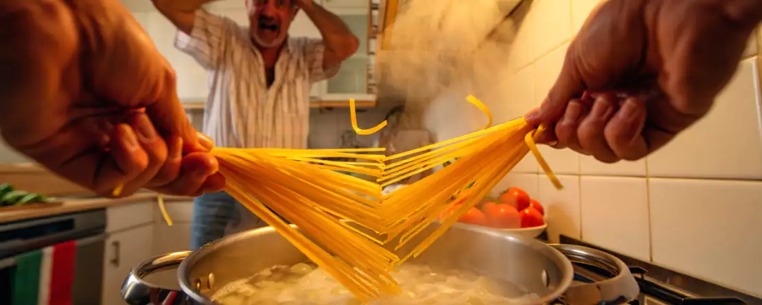 Miksi pasta ei hajoa Italiassa (eikä sitä vieläkään ymmärretä ulkomailla).