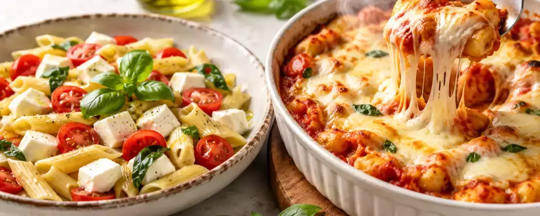 Raaka vai keitetty mozzarella pastassa? Ero, joka muuttaa ruokalajin luonteen