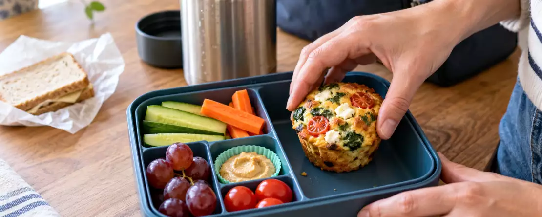 Oletko kyllästynyt voileipiin? 5 eväskoria, joiden ytimenä ovat muffinit, keitto ja bento