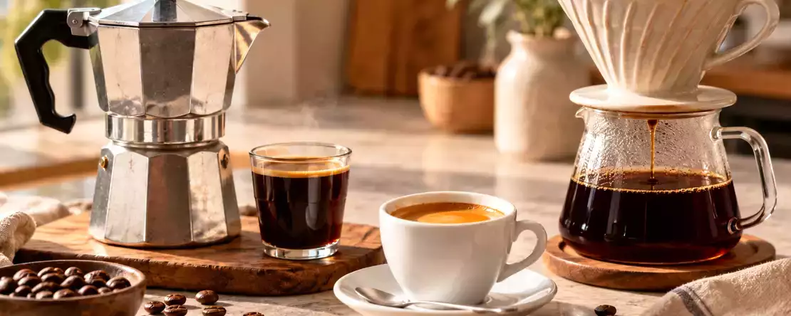 Mokkapannu, espresso vai suodatinkahvi: oikea kahvi riippuu päivästäsi