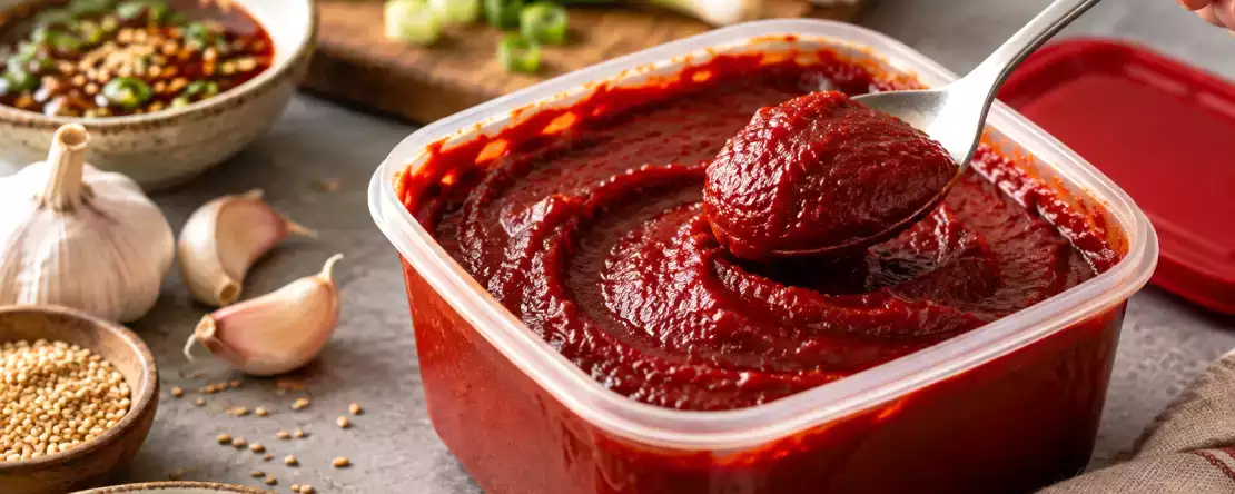 Kun gochujang on avattu: näin säilytät ja annostelet chilitahnaa