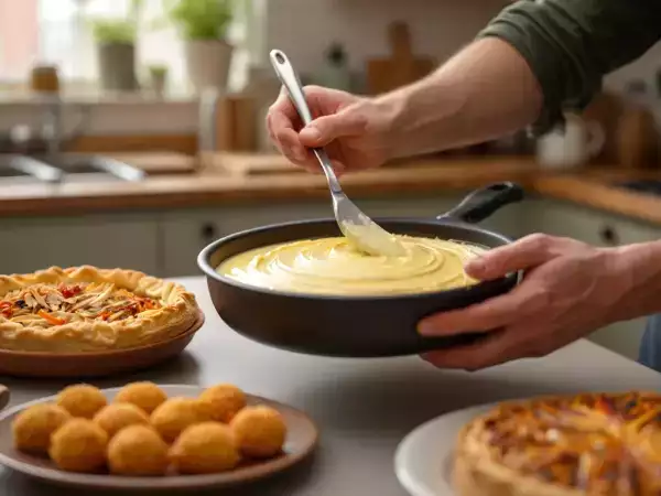 Päivän menu, 23. toukokuuta: herkullisia raclette-kroketti, helmikanapiirasta ja flan pâtissier