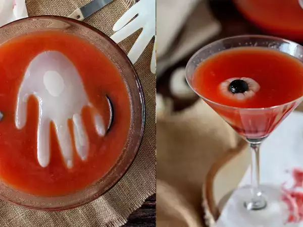 Halloween: 2 helppoa cocktailia, alkoholilla ja ilman