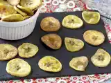Uunissa paistetut plantain-lastut