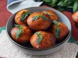 Resepti Tomaattimuffinssit sulavan mozzarellan sydämen kanssa