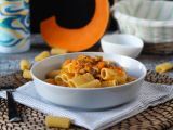Resepti Pasta kurpitsan ja makkaran kanssa