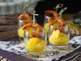 Resepti Katkarapu- ja mangoverrineet makeaksi ja suolaiseksi aperitiiviksi