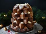 Resepti Pandoro-briossit, jotka on täytetty nutella-kermalla ja vaniljakermalla joulukuusen muodossa.