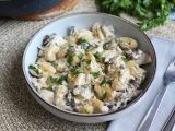 Resepti Gnocchi sienillä, maukas ja helppo ensimmäinen ruokalaji