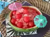 Resepti Vesimelonifrosé: superraikas granita-cocktail rosélla!