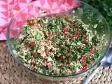 Resepti Libanonilainen tabbouleh, hyper tuoksuva ja hyvin tuore kuin me haluamme