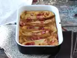 Resepti Uunissa paistettu ranskalainen paahtoleipä vaaleanpunaisella praline-kuorrutteella, ultra-herkullinen resepti