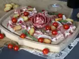 Resepti Miten tehdä leikkelelautanen? taita se ruusun muotoon!