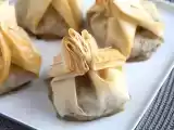 Resepti Erittäin rapeat aumônières sienillä, brie-juustolla ja päärynöillä