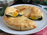 Resepti Pinaatti-, ricotta- ja munapiirakka - italialainen torta pasqualina