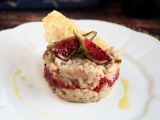 Resepti Viikunoilla, gorgonzolalla ja kinkulla maustettu risotto