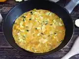 Resepti Paprika- ja kesäkurpitsaomeletti