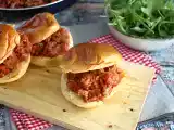 Resepti Sloppy joes -tyylinen hampurilainen