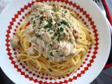 Resepti Spagetti munakoisokarbonaralla