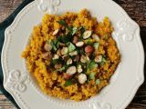 Resepti Kasvisrisotto kvinoan, butternutin, hasselpähkinöiden ja korianterin kanssa - quinotto