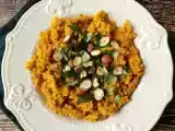 Resepti Kasvisrisotto kvinoan, butternutin, hasselpähkinöiden ja korianterin kanssa - quinotto