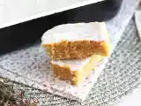 Resepti Sitruuna- ja kaurahiutale-brownie sitruunakuorrutteella