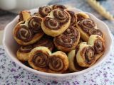 Resepti Leivonnaiset palmiers täytettynä levitteellä