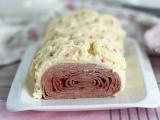 Resepti Valkosuklaa vadelma pannukakkutukki