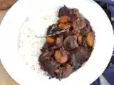 Naudanliha bourguignon