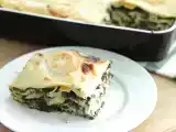Resepti Pinaatti- ja vuohenjuustolasagne