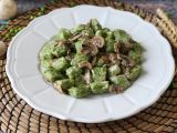 Resepti Hernegnocchi sienikastikkeella