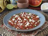 Resepti Vesimeloni carpaccio: virkistävä kesäalkupala