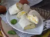 Pehmeä ja superproteiinipitoinen muna-feta-wrap
