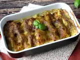 Resepti Kermainen pesto cannelloni au gratin: helppo ja maukas resepti