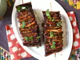 Resepti Lavash-kebabvartaat tortillojen kanssa, helppo valmistaa airfryerissa!