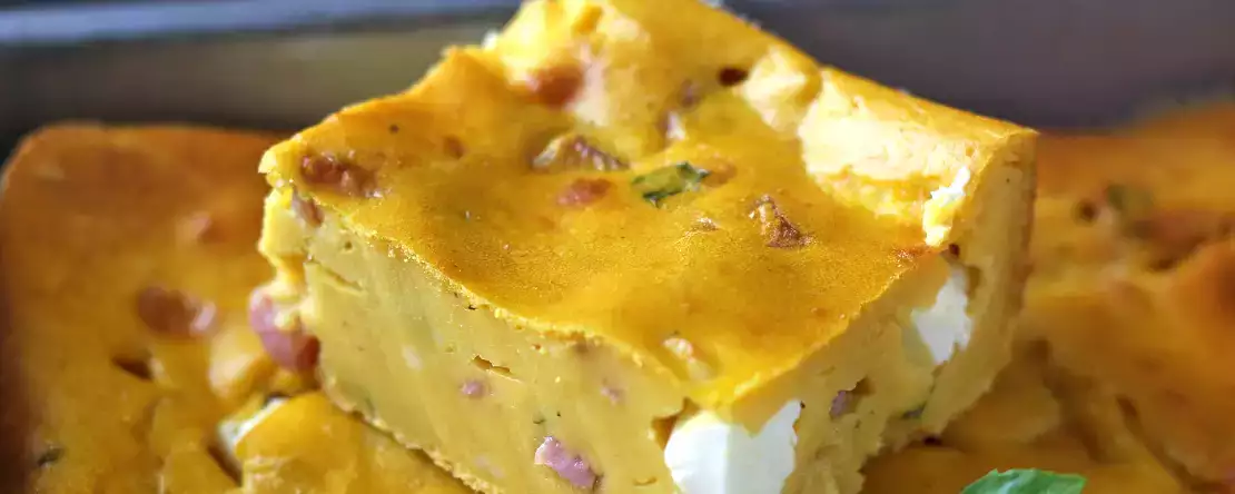 Suolainen kinkku-feta-brownie kurpitsan kanssa: täydellinen resepti kierrätyskeittoon!