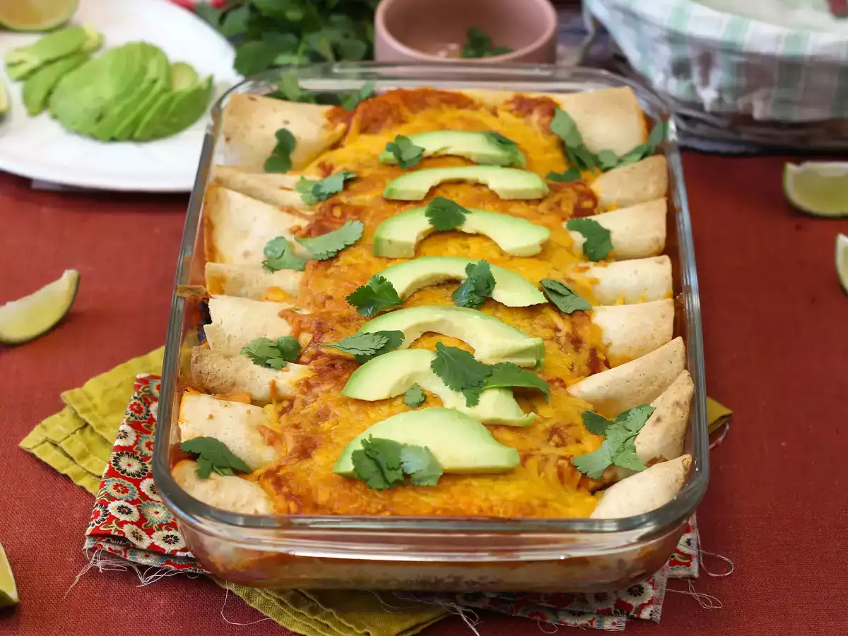Resepti Kasvis enchiladat