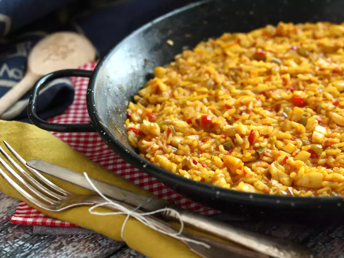 Resepti Helppo riisi kalmarin kanssa