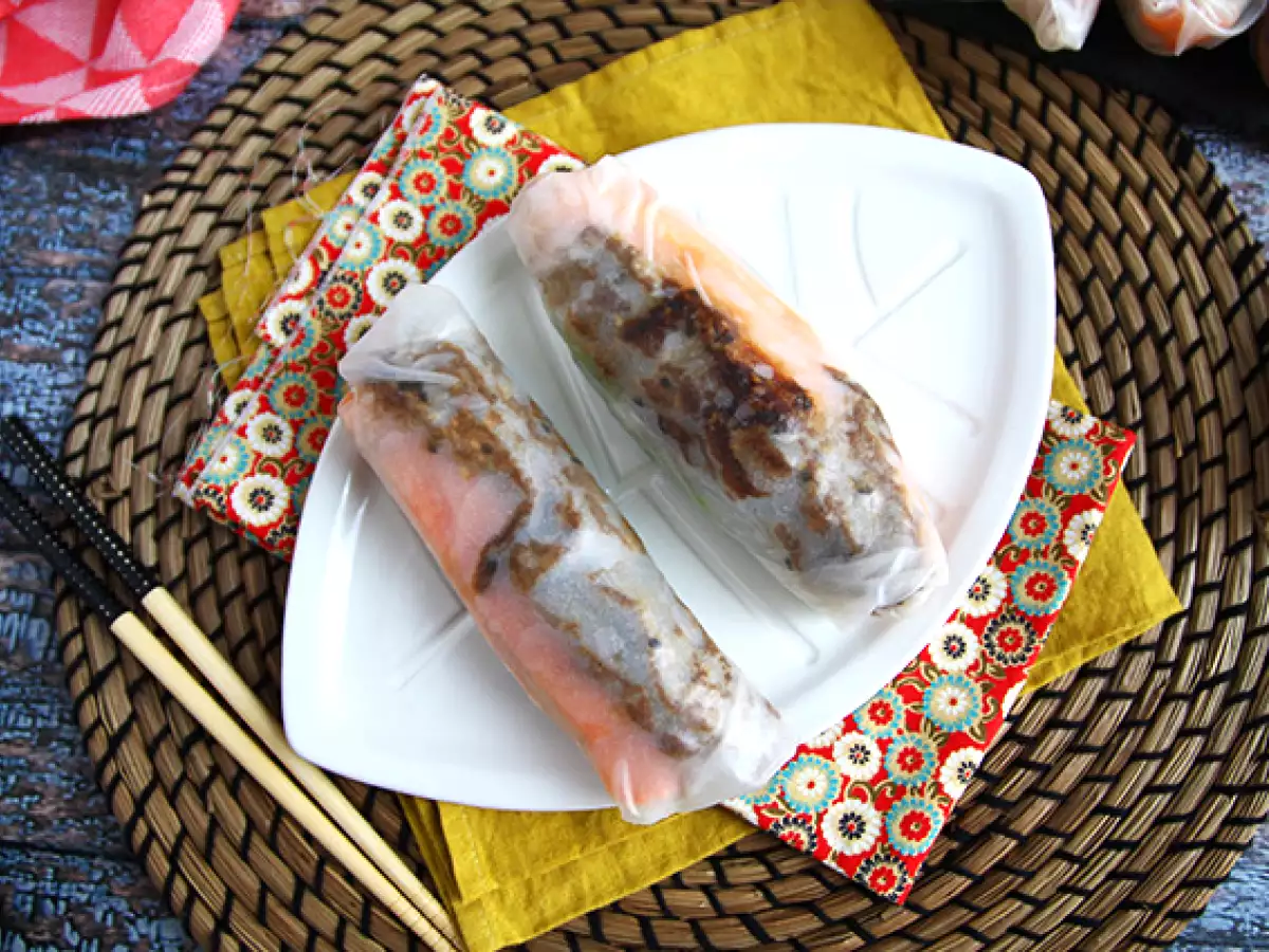 Resepti Kevätkääryleet - marinoitu naudanliha